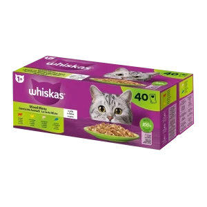 Whiskas Mixed Menu in Gelei 40×85 g