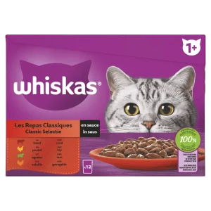 Whiskas Pouch Adult Classic Selectie in Saus