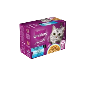 Whiskas Pouch Adult Zeevruchten Selectie in Saus