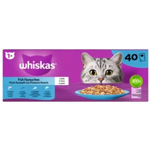 Whiskas Pouch XXL Adult Vis Selectie in Gelei