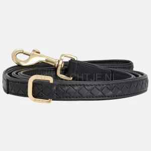William Walker - Hoogwaardige lederen hondenriem Prestige Nero