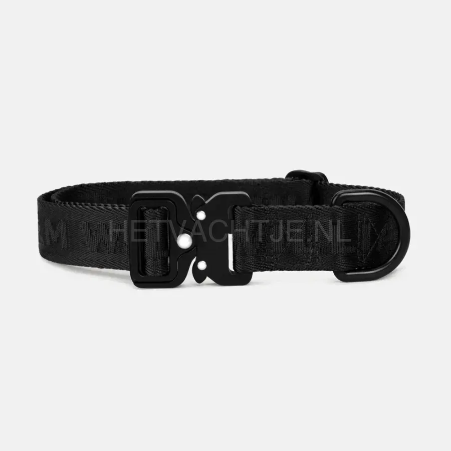 William Walker - Jacquard nylon halsband Nero