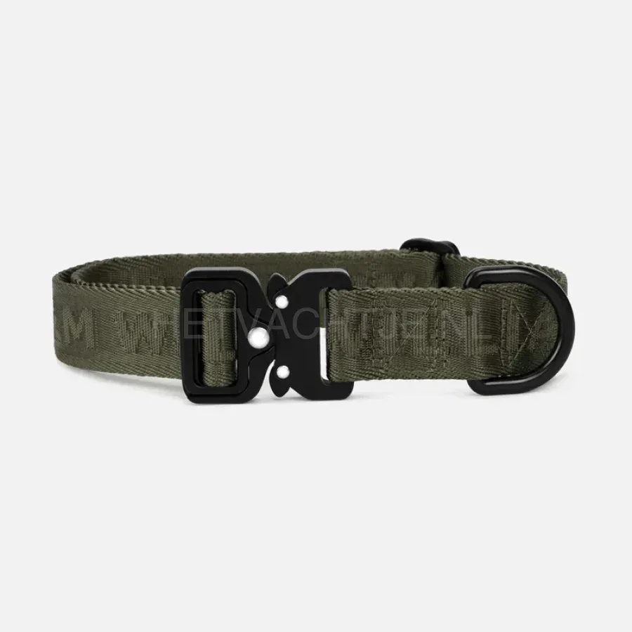 William Walker - Jacquard nylon hondenhalsband Forest