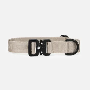 William Walker - Jacquard nylon hondenhalsband sand