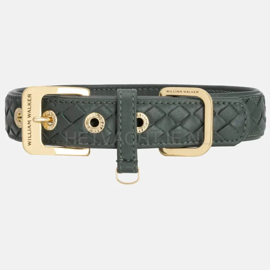 William Walker - Leren halsband Prestige Forest