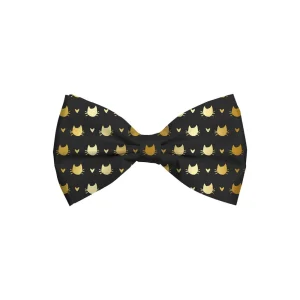 Xmas Bow Tie Black voor katten S