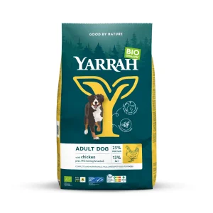 Yarrah Adult Senstitive Biologisch - Hondenvoer - 10 Kilogram - kip, rijst