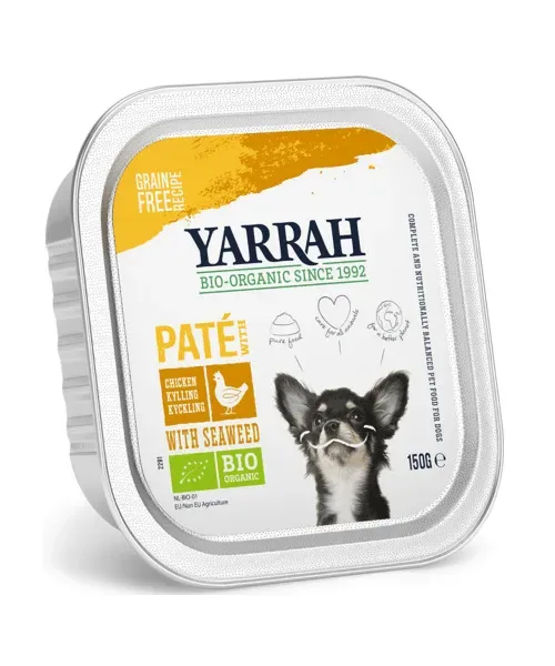 Yarrah Bio nat hondenvoer paté (12x150g)