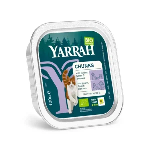 Yarrah Bio Organic Pate - Kattenvoer - 100 Gram - kip