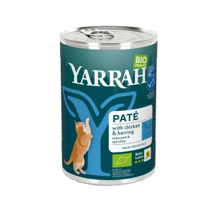 Yarrah - Natvoer Kat Blik met Kip en Vis Bio