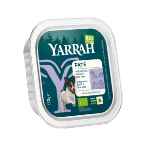 Yarrah - Paté Hond Kuipje met Kip en Kalkoen Bio