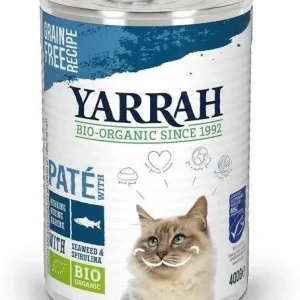 Yarrah Pate Vis met Spirulina en Zeewier (6 x 400g)