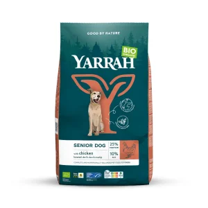 Yarrah Senior Biologisch - Hondenvoer - 10 Kilogram - kip