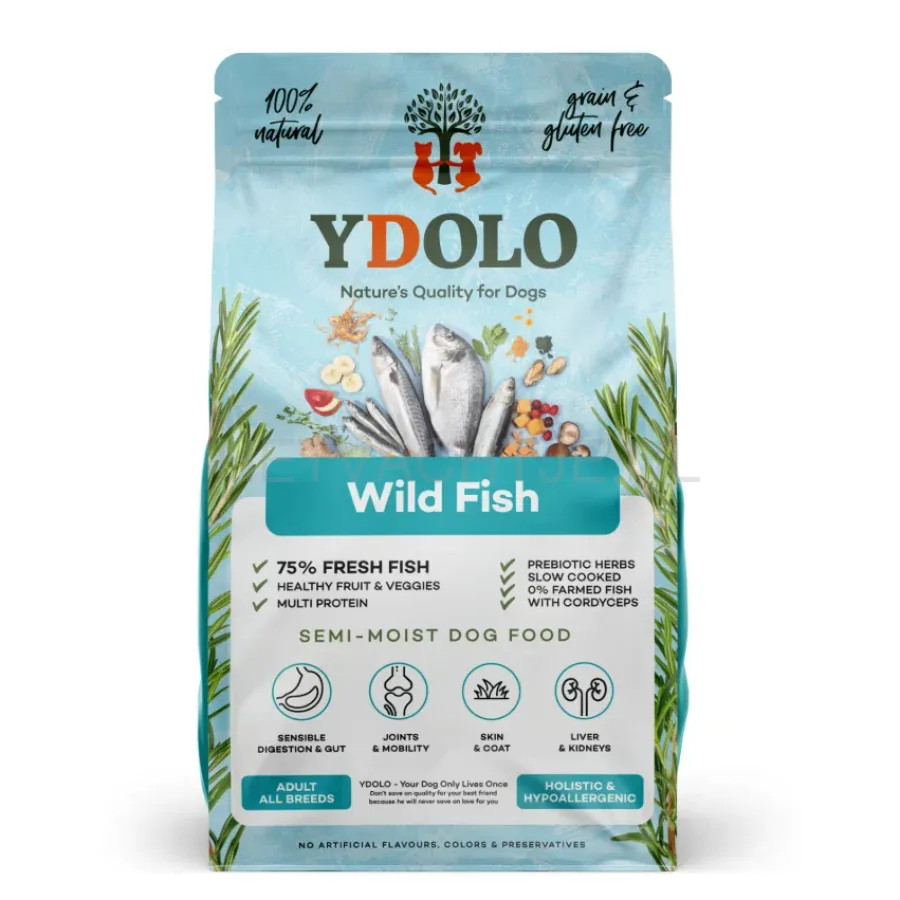 Ydolo - Wild Gevangen Vis Hondenvoer