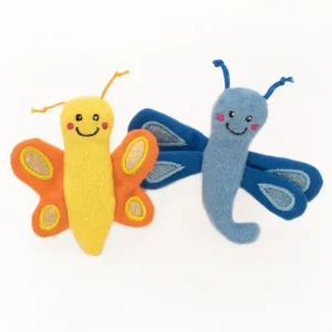 ZIPPYCLAWS - 2-Pack Butterfly and Dragonfly