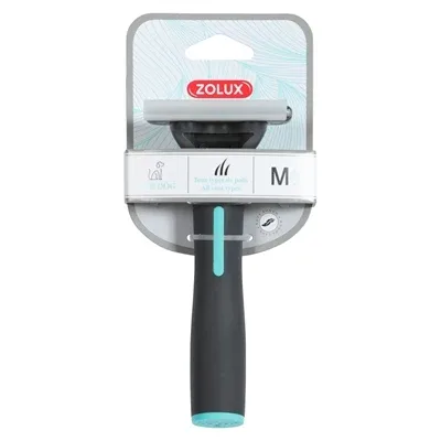 Zolux Anah Carding Super Brush Zwart / Blauw M 7X2,5X15 Cm - Image 2