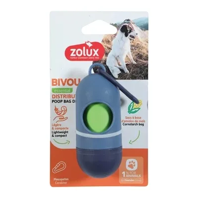 Zolux Bvk Poepzakhouder 15 Poepzakjes - Blauw