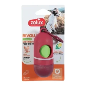 Zolux Bvk Poepzakhouder 15 Poepzakjes - Rood