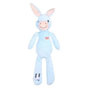 Zolux Furry Farm Ezel Hassan Pluche Met Touw Blauw 69X23X9,5 Cm