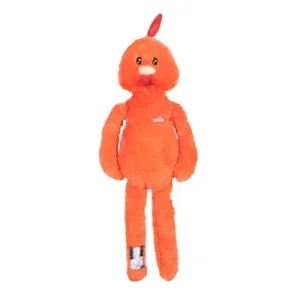 Zolux Furry Farm Haan Brock Pluche Met Touw Oranje 67X24X11 Cm