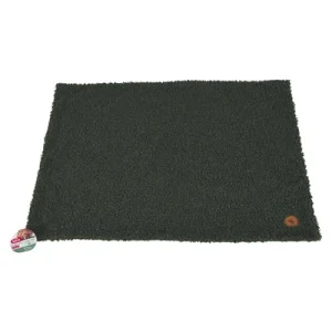 Zolux Hondendeken Billy Polykatoen Badstof Hoekig Groen 100X70X2 Cm