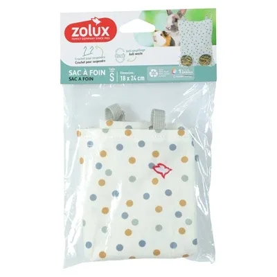 Zolux Hooizak Cosy Gestipt Wit 29X19 Cm - Image 2