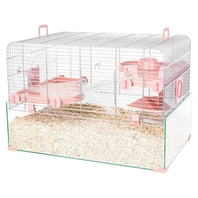 Zolux Knaagdierkooi Panas 59x40x39 cm - Roze
