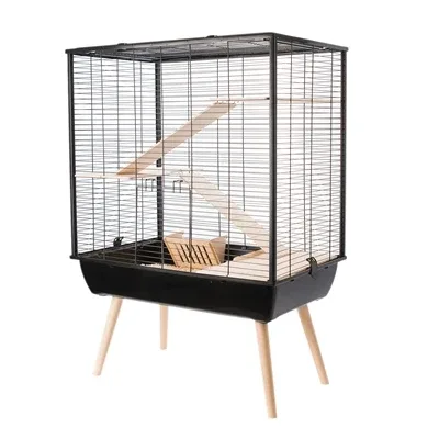 Zolux Neo Cosy Knaagdierkooi Large 78x48x80 cm - Zwart