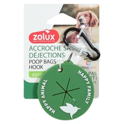 Zolux Poepzakhouder Haak Groen 6X6X0,5 Cm - Image 2