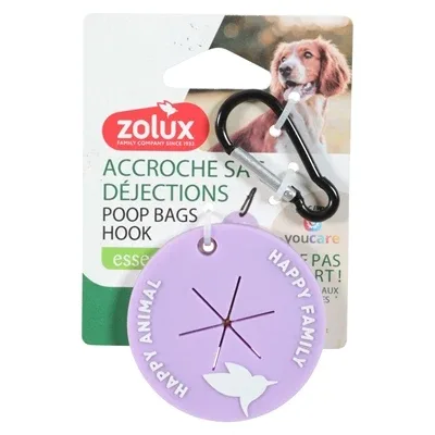 Zolux Poepzakhouder Haak Paars 6X6X0,5 Cm - Image 2