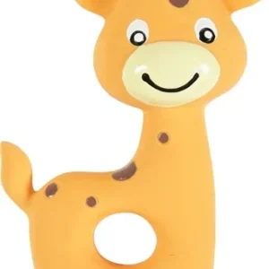 Zolux Puppyspeelgoed Latex Giraffe 7,5x3,5x10 cm - Oranje