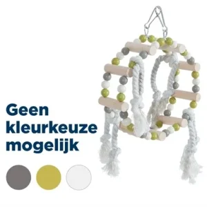 Zolux Schommel Houten Wiel met Kralen 18x6x22 cm - Assorti