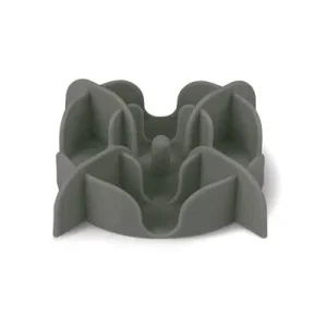 Zolux Slowfeeder / Inzet Stuk Voor Voerbak Silicone Grijs 13,5X13,5X3,5 Cm