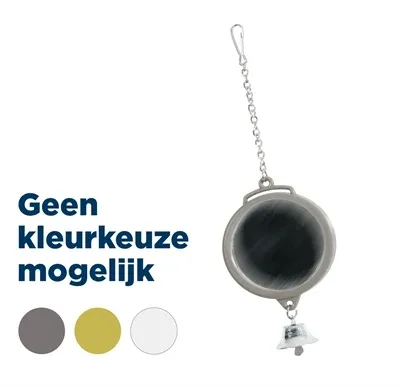 Zolux Spiegel Rond met Bel 5,5x1x16,5 cm - Assorti