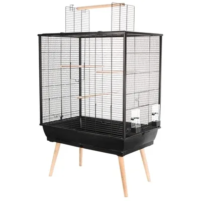 Zolux Vogelkooi Neo Jili 78x48x81 112 cm - Zwart