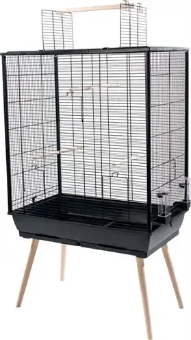 Zolux Vogelkooi Neo Jili xl Zwart 81X48X132 cm
