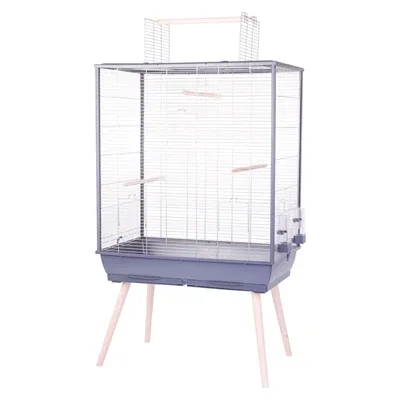 Zolux Vogelkooi Neolife 81x48x152 cm - Grijs